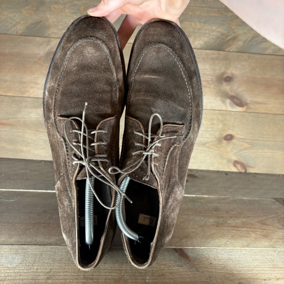 paul smith mens size 10 shoes brown suede comfort causal dress shoes - Picture 6 of 9